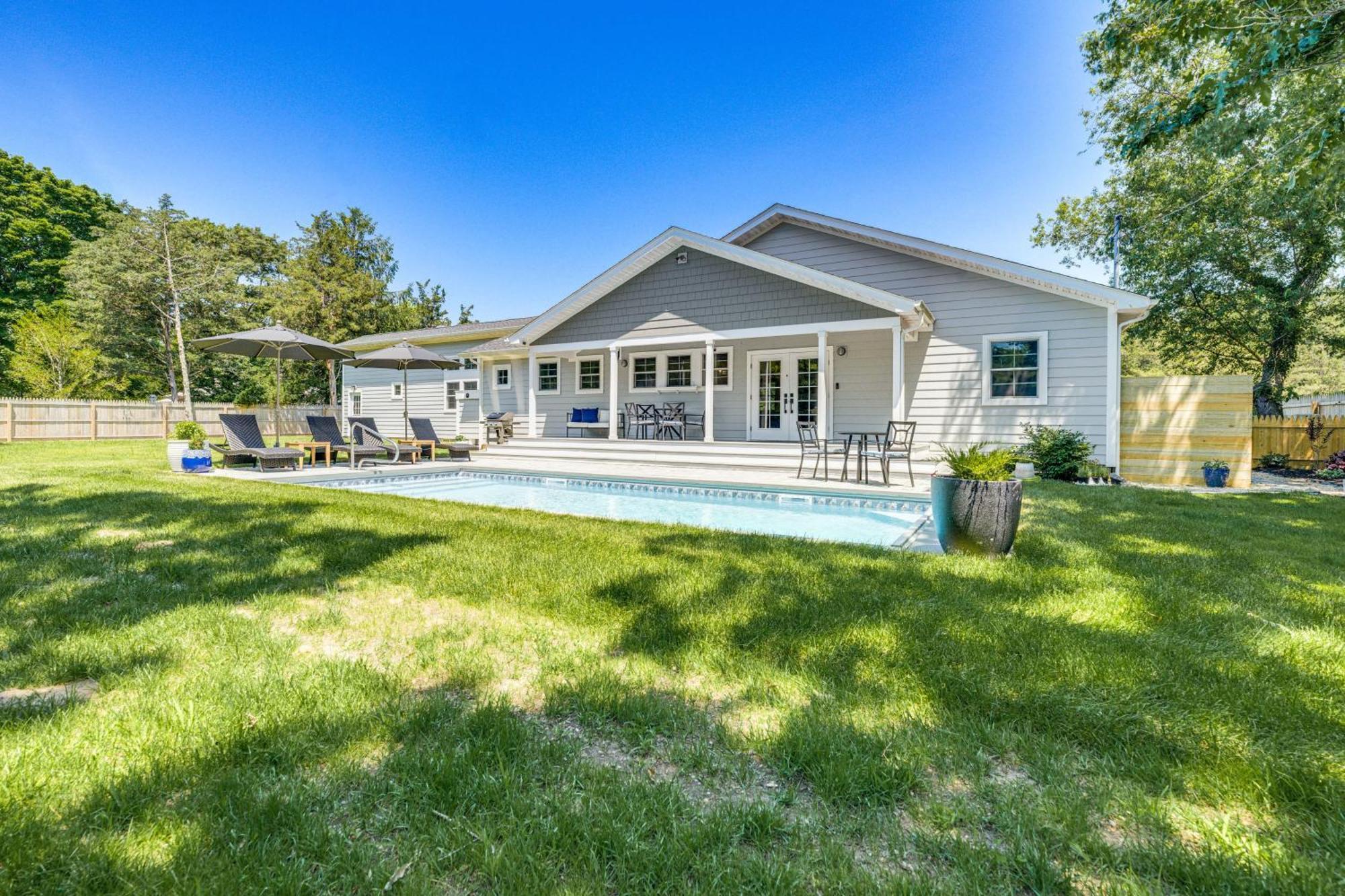 Distinctive Hamptons Home With Pool Near Bay, Ocean 汉普顿贝斯 外观 照片